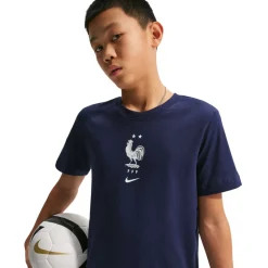 2026 Crest FFF France - Junior Soccer T-Shirt