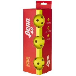 40 Indoor (Pack of 3) - Indoor Pickleball Balls