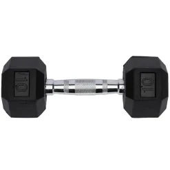 10 lb - Hexagonal Dumbbell