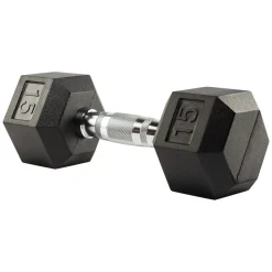 15 lb - Hexagonal Dumbbell