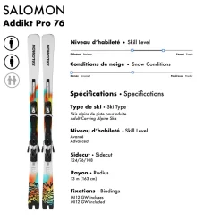 Addikt Pro 76/MI12 GW - Adult Carving Alpine Skis
