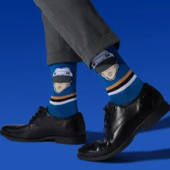 Alex Ovechkin Washington Capitals NHL Rookie Edition - Adult Caricature Crew Socks