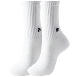 All White - Men's Crew Socks