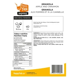 Apple and Cinnamon Granola - Freeze-Dried Camping Food Meal