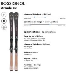 Arcade 80/XPress 10 GW - Women's All Mountain Alpine Skis