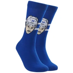 Auston Matthews Toronto Maple Leafs NHL - Adult Caricature Crew Socks