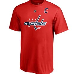 Authentic Stacked #8 Alex Ovechkin - Adult NHL T-shirt