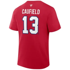 Authentic Stacked #13 Cole Caufield - Adult NHL T-shirt