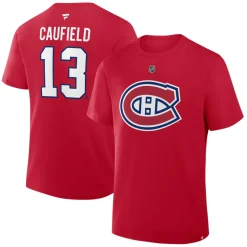 Authentic Stacked #13 Cole Caufield - Adult NHL T-shirt