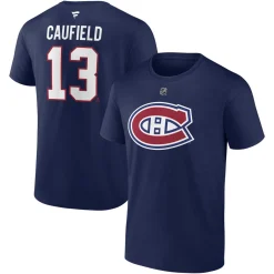 Authentic Stacked #13 Cole Caufield - Adult NHL T-shirt
