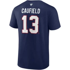 Authentic Stacked #13 Cole Caufield - Adult NHL T-shirt