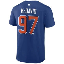 Authentic Stacked #97 Connor McDavid - Adult NHL T-shirt