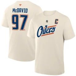 Authentic Stacked #97 Connor McDavid - Adult NHL T-shirt