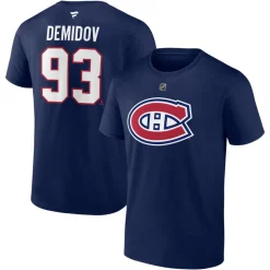 Authentic Stacked #93 Ivan Demidov - Adult NHL T-Shirt