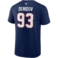Authentic Stacked #93 Ivan Demidov - Adult NHL T-Shirt