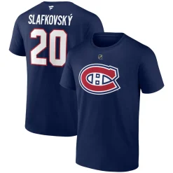 Authentic Stacked #20 Juraj Slafkovský - Adult NHL T-shirt