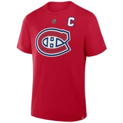 Authentic Stacked #14 Nick Suzuki - Adult NHL T-shirt