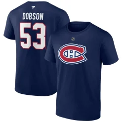 Authentic Stacked #53 Noah Dobson - Adult NHL T-shirt