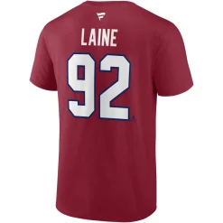 Authentic Stacked #92 Patrik Laine - Adult NHL T-shirt