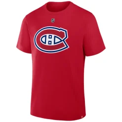 Authentic Stacked #35 Sam Montembeault - Adult NHL T-shirt