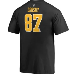 Authentic Stacked #87 Sidney Crosby - Adult NHL T-shirt