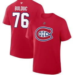 Authentic Stacked #76 Zack Bolduc - Adult NHL T-shirt