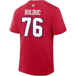 Authentic Stacked #76 Zack Bolduc - Adult NHL T-shirt