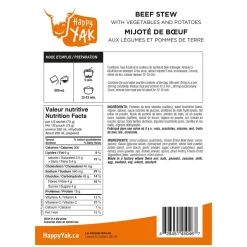 Beef Stew with Vegetables and Potatoes - Freeze-Dried Camping Food Meal