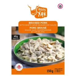 Braised Pork with White Wine Mushroom Sauce - Freeze-Dried Camping Food Meal