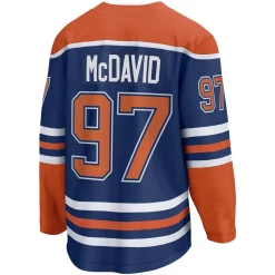 Breakaway Oilers McDavid - Men's Replica Hockey Jersey
