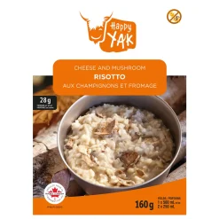 Cheese and Mushroom Risotto - Freeze-Dried Camping Food Meal