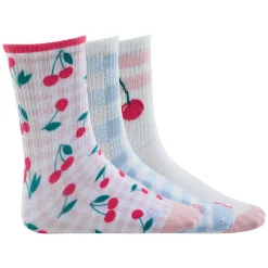 Cherry (Pack of 3 Pairs) - Junior Socks