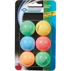 Color Popps (Pack of 6) - Table Tennis Balls