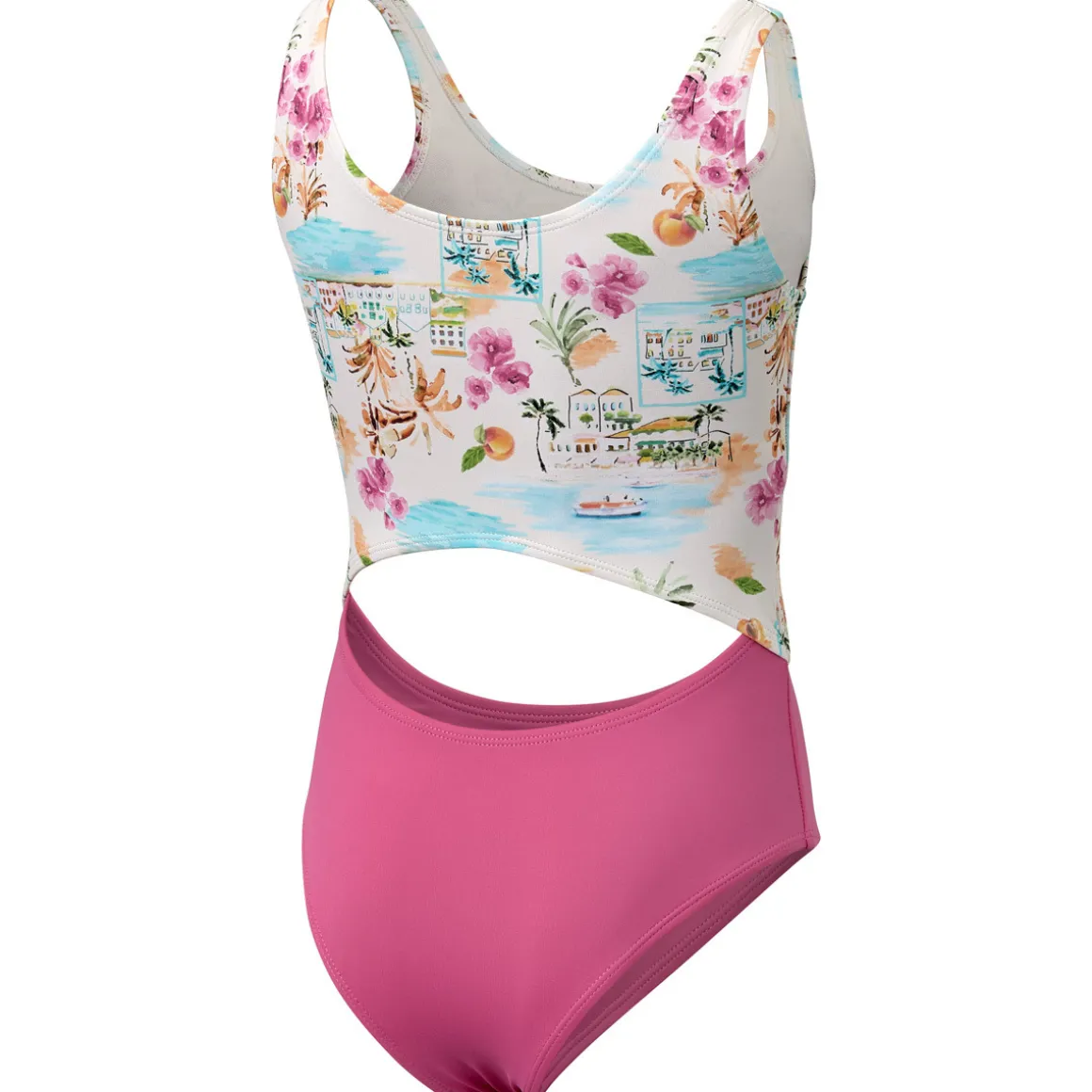 Colorblock - Girls' One-Piece Swimsuit
