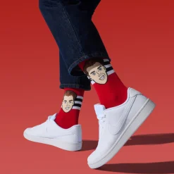 Connor Bedard Chicago Blackhawks NHL - Adult Caricature Crew Socks