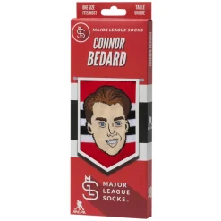 Connor Bedard Chicago Blackhawks NHL - Adult Caricature Crew Socks