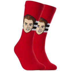 Connor Bedard Chicago Blackhawks NHL - Adult Caricature Crew Socks