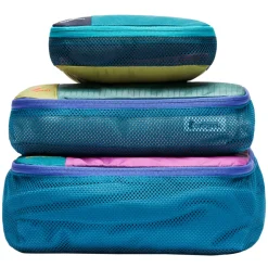 Del Día Cubo Travel (Set of 3) - Travel Organization Pouches