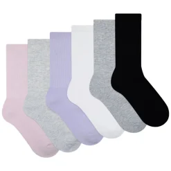Everyday Essentials (Pack of 6 pairs) - Junior Cushioned Ankle Socks