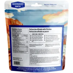 Fettuccini Alfredo with Chicken - Freeze-Dried Camping Food Meal