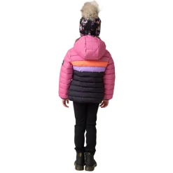 F25M1251 - Little Girls' Hooded Quilted Jacket