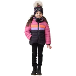 F25TUJO500 - Little Girls' Peruvian Tuque with Pompom