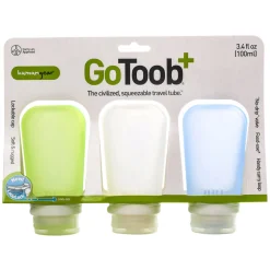 GoToob+ 3-Pack Large - Silicone Bottles