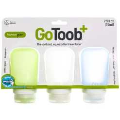 GoToob+ 3-Pack Medium - Silicone Bottles