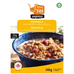 Granola Raspberry and Vanilla - Freeze-Dried Camping Food Meal