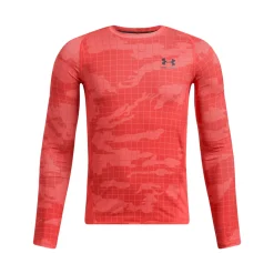 HG Armour Printed - Boys' Athletic Long-Sleeved Shirt