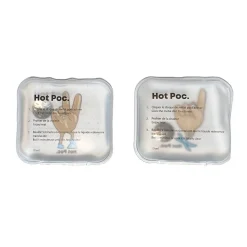 Hot Poc Regular Ski Hike (Pack of 2) - Reusable Hand Warmers
