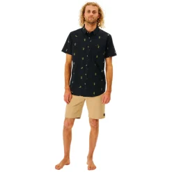 Hula Breach - Men's Short-Sleeved Shirt