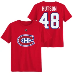 Lane Hutson Montreal Canadiens - Kids' NHL T-Shirt