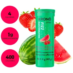Lytes Fizz Water Melon and Strawberry - Electrolytes Effervescent Tablets